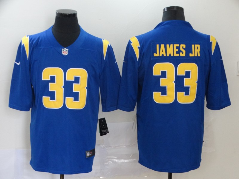 Men Los Angeles Chargers Nike NFL #33 James Jr Limited Road Vapor Untouchable blue Jersey